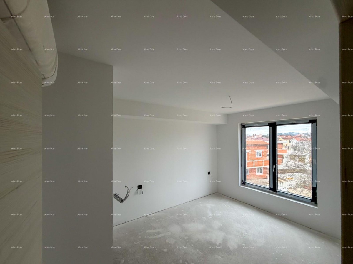 Prodaja stanova u izgradnji, Valbandon! Doetažni stan. Blizina plaža. 15