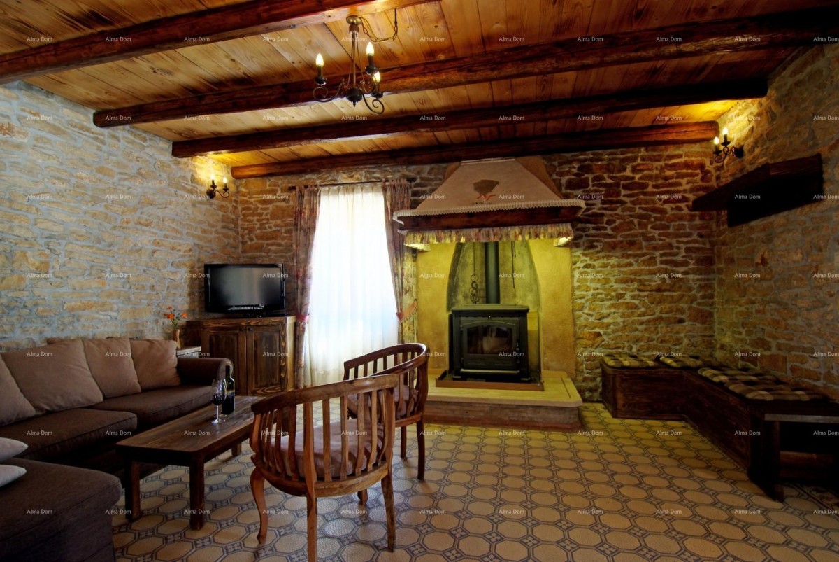 Bella villa in pietra d'Istria, vicino a Barban. 43