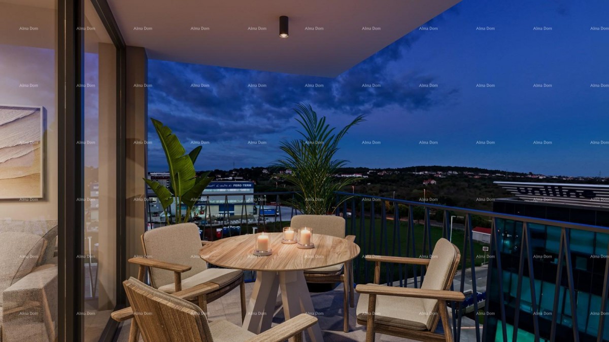 Многофункциональное современное здание с лифтом, рядом с центром. Пула! Квартира с парковочным местом и кладовкой! 8