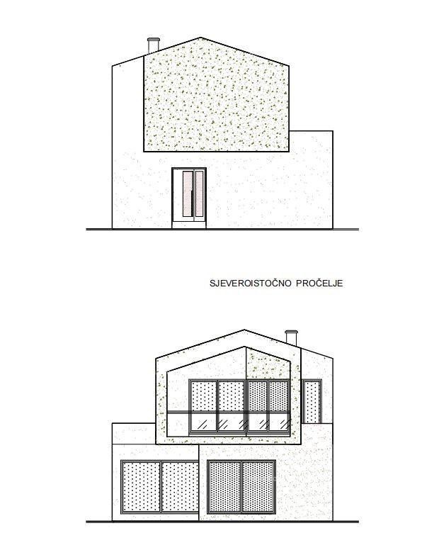 Building land for sale with a valid building permit, Orbanići 4