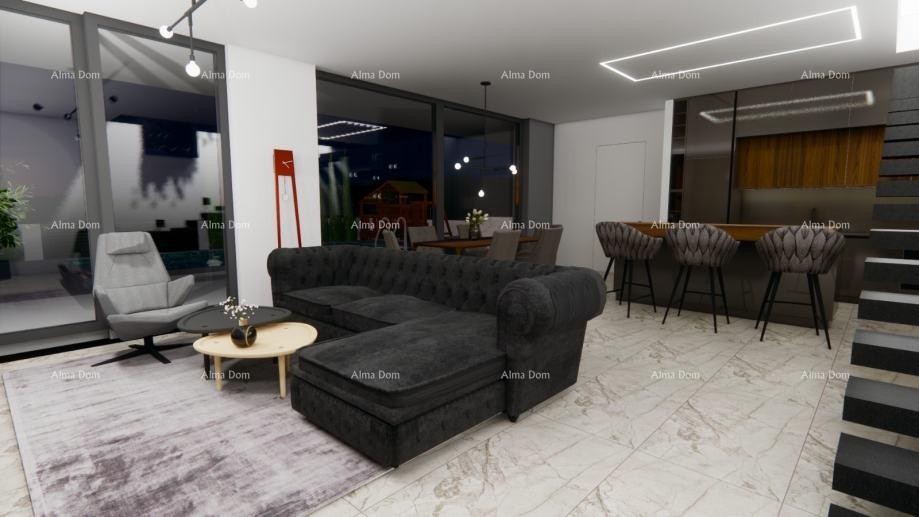 KANFANAR - Terreno edificabile di 512 m² con permesso di costruzione 4