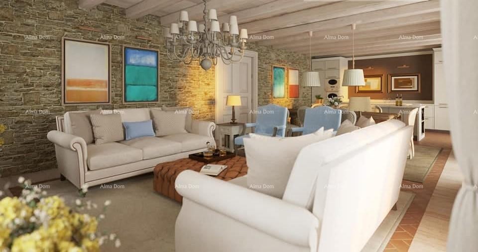 Motovun – Building land of 1,965 m² with a villa project and a view of nature 4