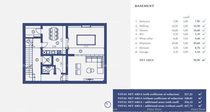 UMAG, Samostoječa vila v luksuznem letovišču! Pogled na morje! V 31 16