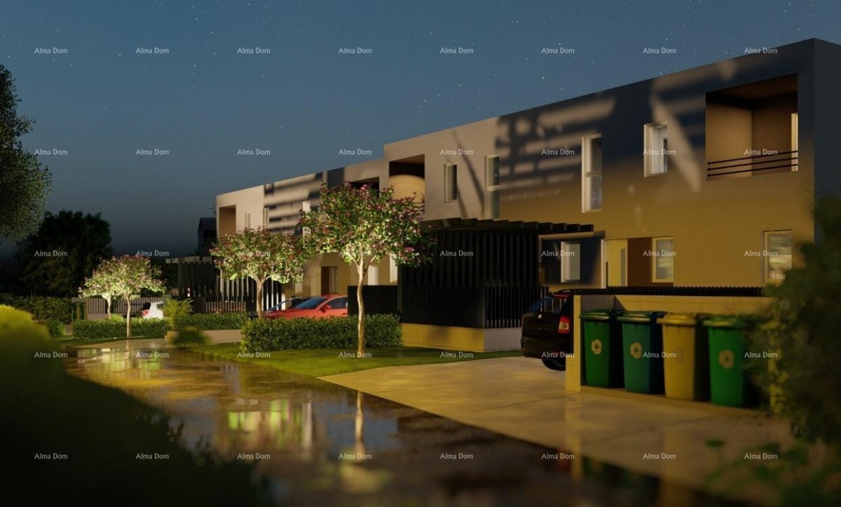 POREČ - Moderna polpritlična hiša z lastnim zelenjem (Hiša B) 15