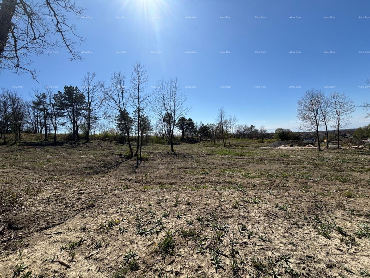 ПАЗИН (Истрия) - участок под застройку 1666 м2, в зеленой зоне 1