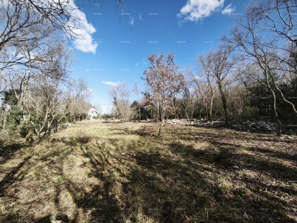 Buje – građevinsko zemljište 1.086 m² s pogledom na more 1