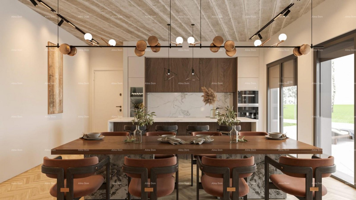 Sale of a construction plot with a building permit for the construction of a modern family house, near Barban! 7