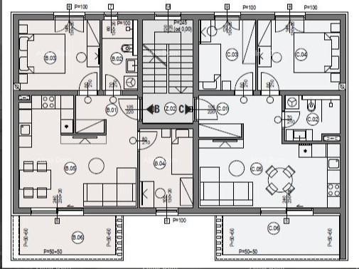 ŠTINJAN – NOVOGRADNJA V BLIŽINI MORJA IN MESTA. Stan C Zgrada B 5
