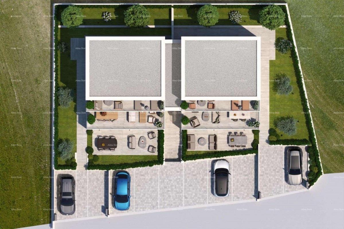 Modern new building with two apartments and panoramic sea view – Žbandaj, Poreč 6