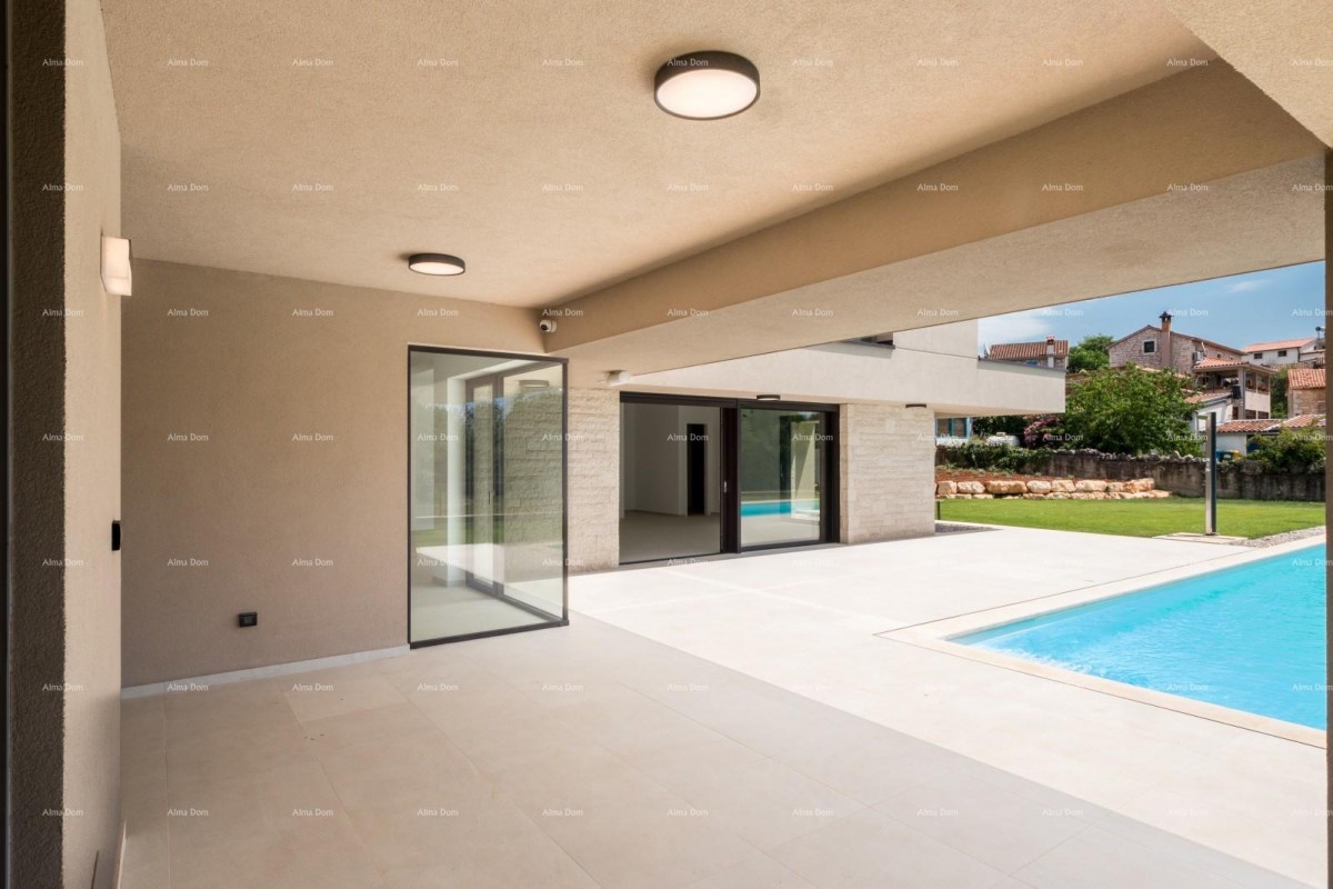 Роскошный семейный дом с бассейном на продажу в Лабинчи, недалеко от Пореча 28