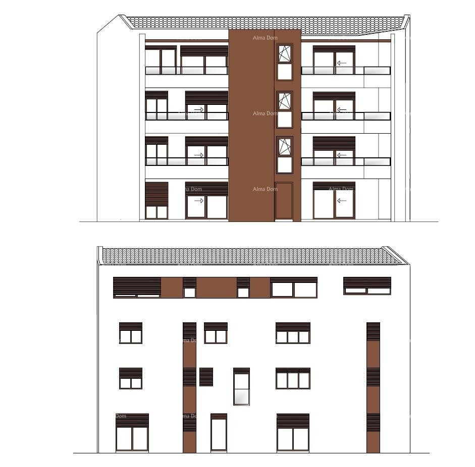 Vendita - appartamento con terrazza in un nuovo progetto residenziale, Ližnjan! S2 7