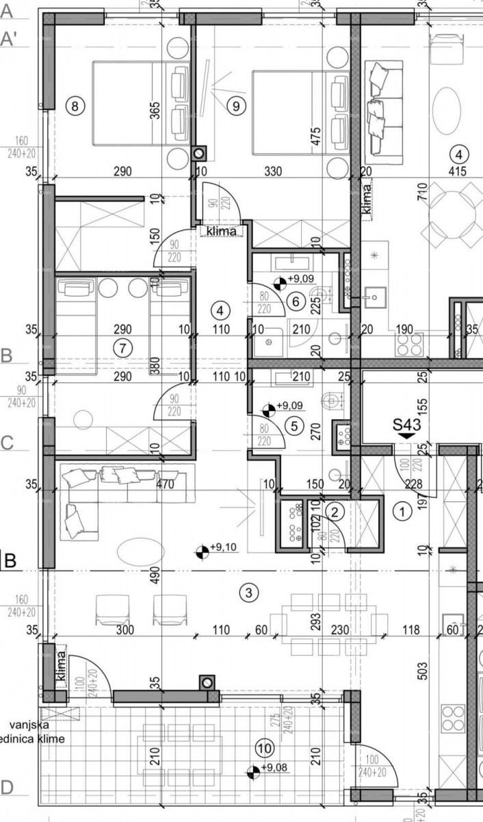 Pula! Večstanovanjska, moderna zgradba z dvigalom, blizu centra. S43 10