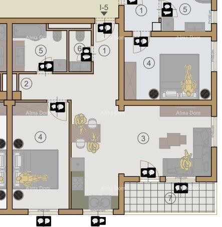 Продажа квартир в строящемся новом жилом комплексе, недалеко от суда, Пула! 3