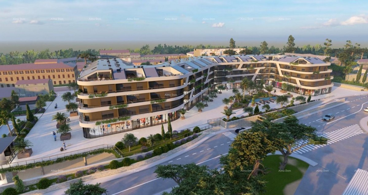 Poreč - prodaja stana u poslovno-stambenom, modernom kompleksu. S13 2