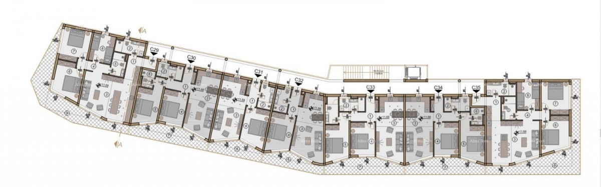 Sale of modern apartments in an exclusive building with a view of the Marina, Pula! 14