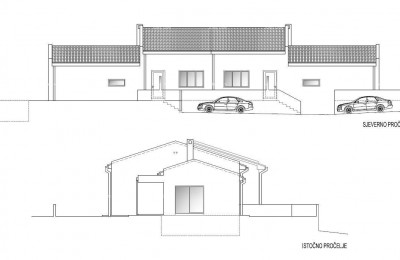 Современная двухуровневая вилла с бассейном на продажу, Кожляни, Барбан!