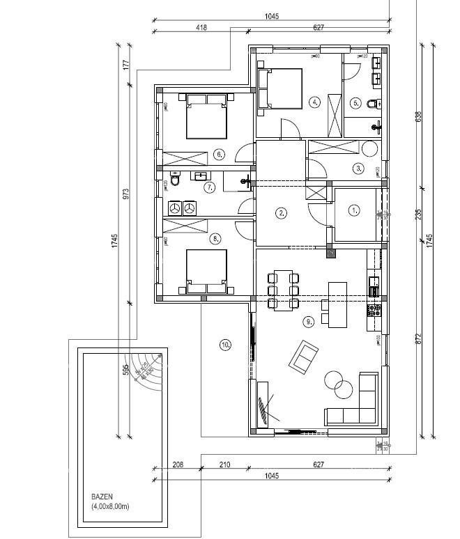 Moderna villa  con piscina in vendita, Kožljani, Barban! 3
