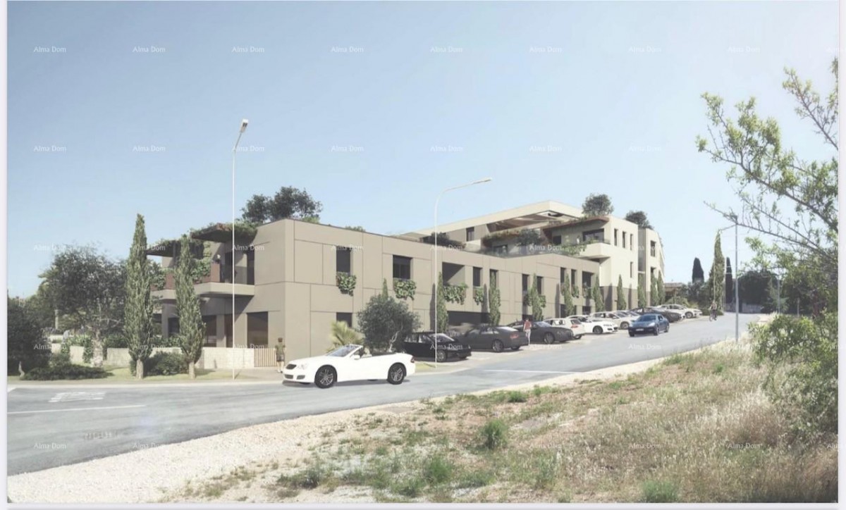 Appartamenti in vendita in un nuovo progetto commerciale e residenziale, Parenzo, J02-edificio J 16