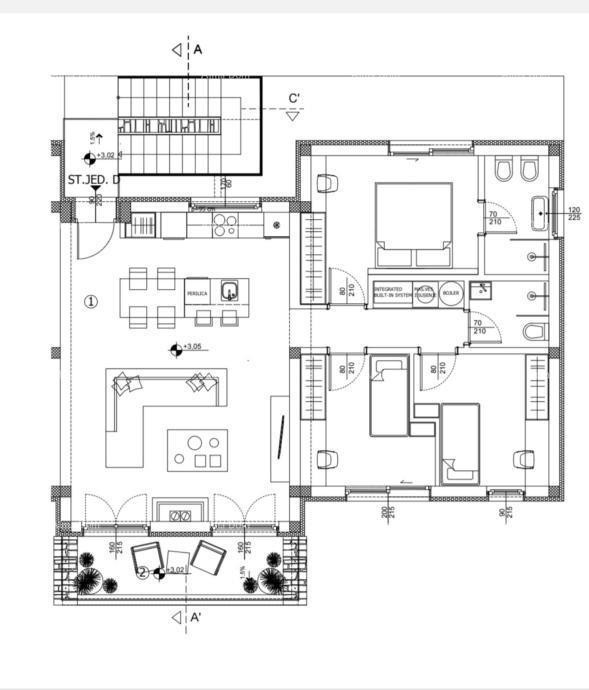 Poreč – appartamento con terrazza e giardino 11