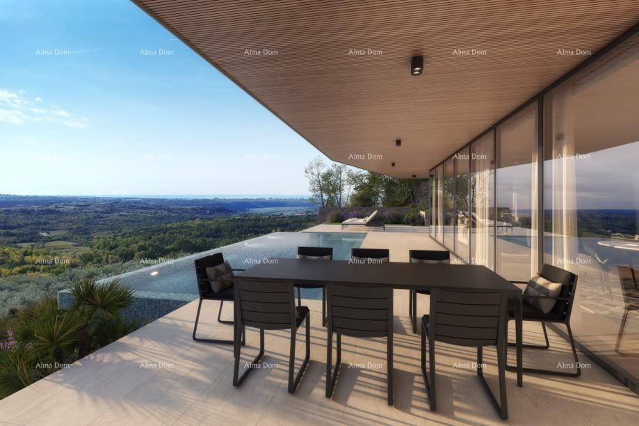 Prodaje se  novogradnja moderna samostojeća kuća s bazenom u blizini Buja 2