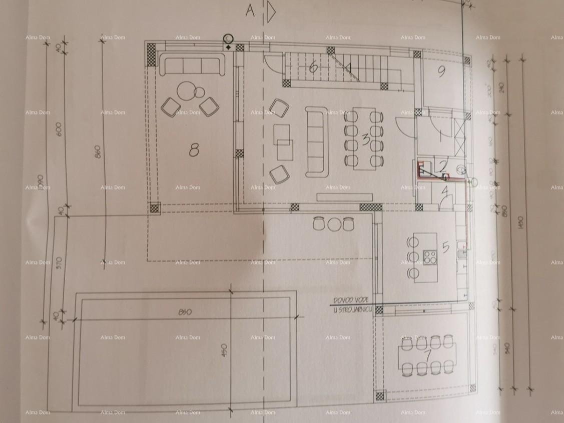 A beautiful new house. Labin 8