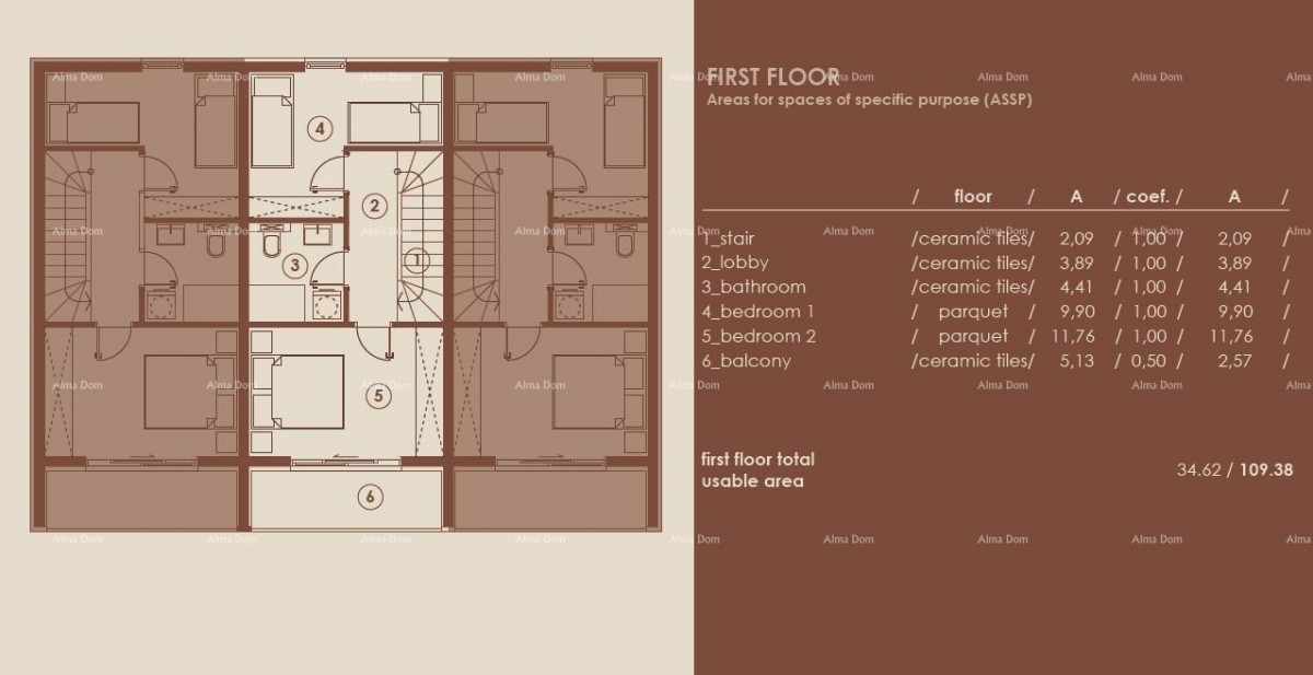 Medulin, Modern Three-Story Apartment with Sea View, A2 7