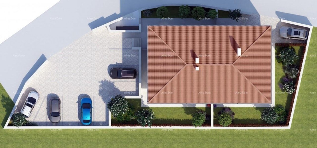 ЗЕМЕЛЬНЫЙ УЧАСТОК С РАЗРЕШЕНИЕМ НА СТРОИТЕЛЬСТВО 6 РОСКОШНЫХ АПАРТАМЕНТОВ – КАШТЕЛ 5