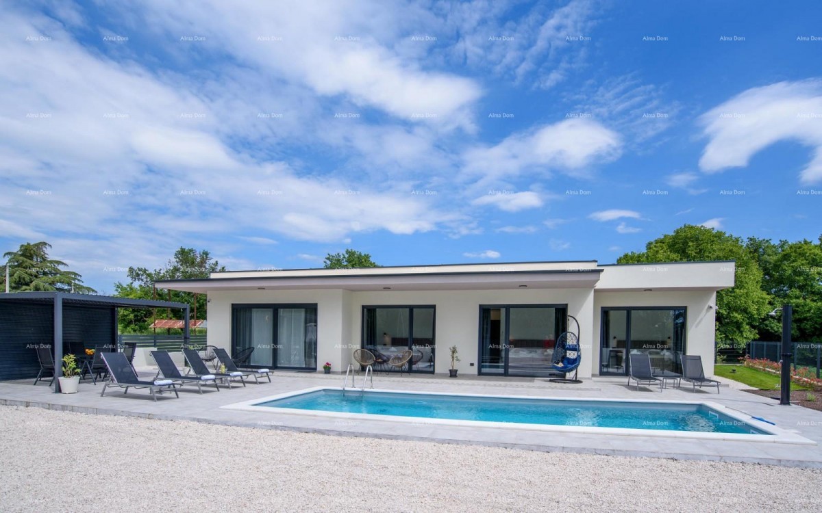 KANFANAR, MODERN GROUND FLOOR VILLA WITH POOL – QUIET LOCATION 1