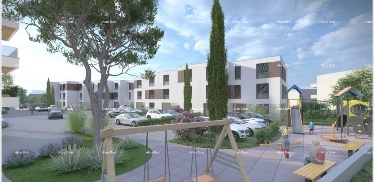 Vendita - appartamento al piano terra, in un nuovo complesso residenziale, Valdebek, Pola! Zg6 S1 4