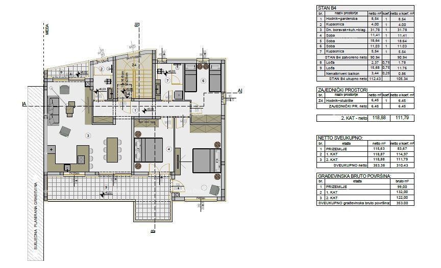 Štinjan – appartamento in nuova costruzione, 105,34 m² 12