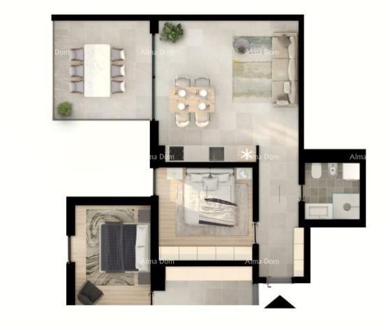 УМАГ! Современная квартира в первоклассном жилом комплексе рядом с морем, S29 9