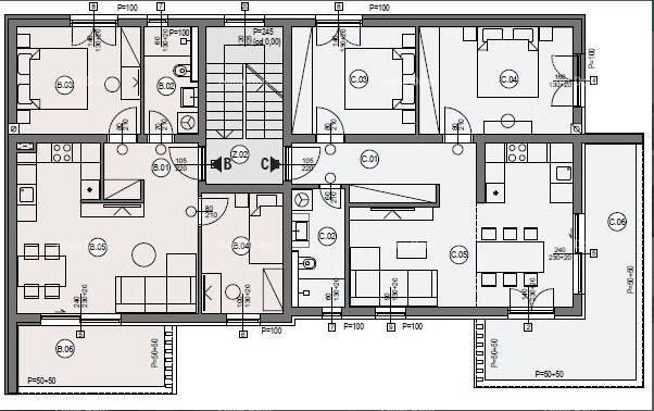 ШТИНЬЯН – НОВОСТРОЙКА У БЛИЗОСТИ МОРЯ И ГОРОДА. Квартира C Здание D 5