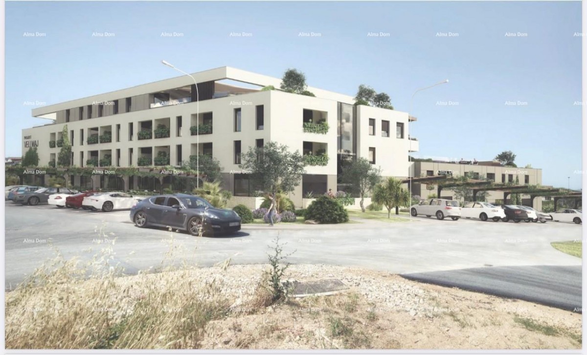 Apartments for sale in a new commercial and residential project, Poreč 1