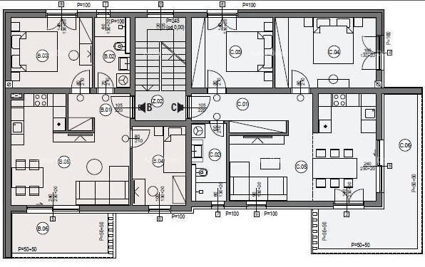 ŠTINJAN – NOVOGRADNJA U BLIZINI MORA I GRADA. Stan B Zgrada D 5