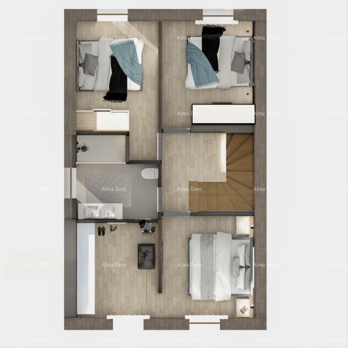 UMAG – STAN 105 m² S VRTOM, TERASO, POGLEDOM NA MORJE 16
