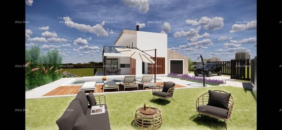 Prodaja građevinskog zemljišta sa započetom gradnjom, pogled na Motovun 2