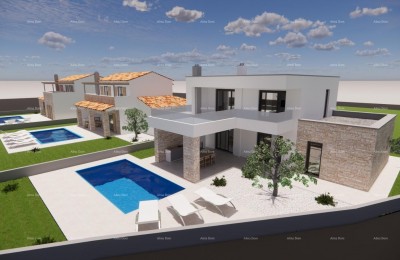 Prelepa vila s bazenom, located in a peaceful setting of Červar.
