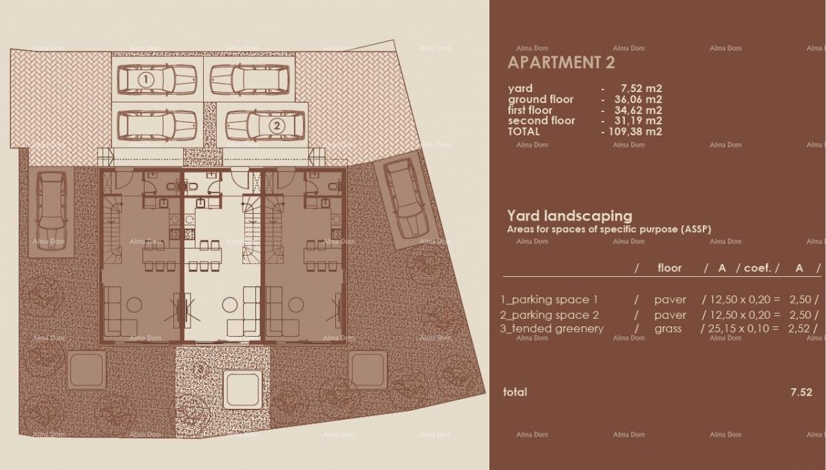 Medulin, Modern Three-Story Apartment with Sea View, A2 5