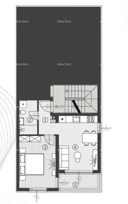 Продажа квартир в новом жилом комплексе, Штиньян! 9C 15