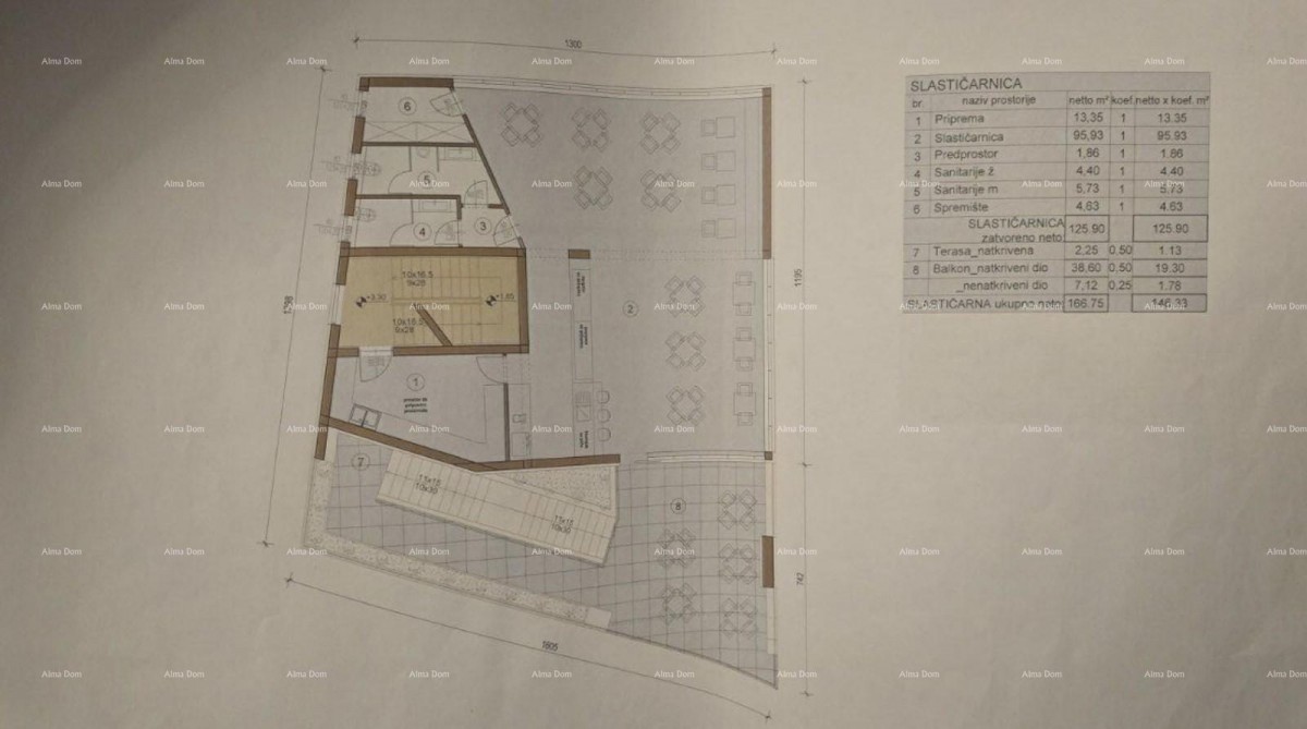 Sale of construction land with an approved project for the construction of a commercial building, Medulin! 7