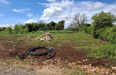 Марчана, строительный участок, 845 м2, с проектом и разрешением – 3 км от моря