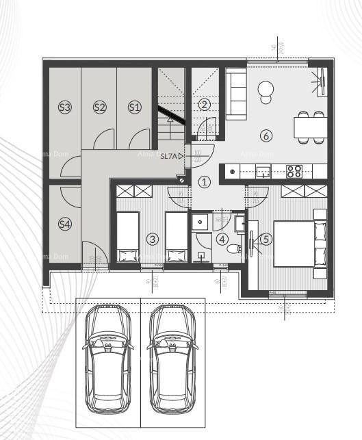 Prodaja stanova u novom stambenom kompleksu, Štinjan! 7A 15