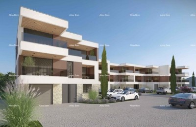 Penthouse, 132m2 apartment, Garage + Parking Space, in a new residential complex, Valdebek, Pula!