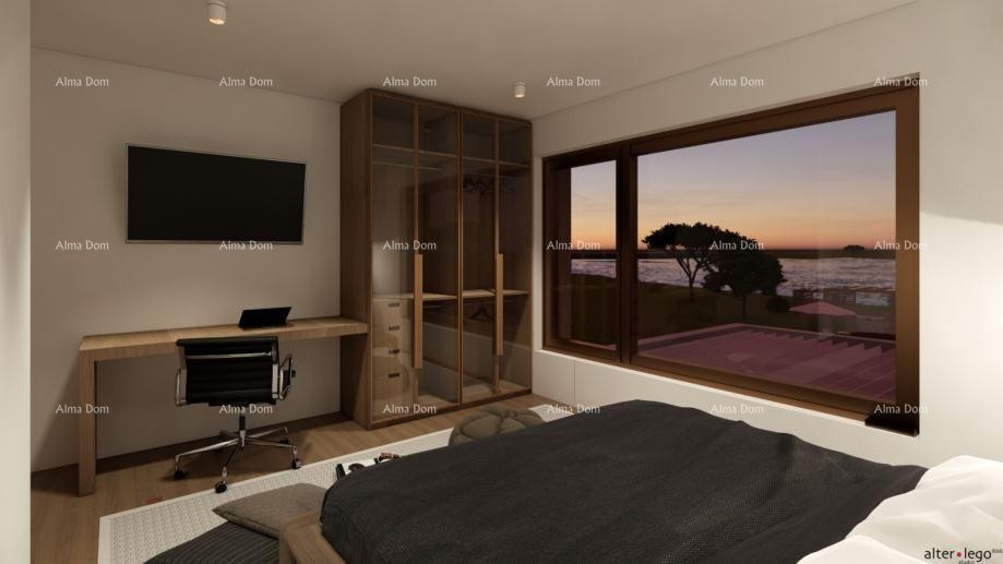 POMER, prima fila al mare, casa con terreno edificabile e progetto per villa di lusso 15