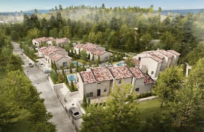 BARBAN - Land for development with a project (house with a swimming pool), 15 minutes to the sea